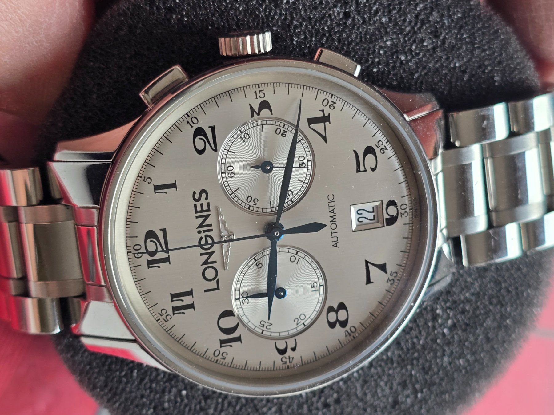 Longines Orologi: Longines Master Collection Chronograph L2 650 4 + Box Jumbo – Usato da Muri AG venduto da Corredor 3