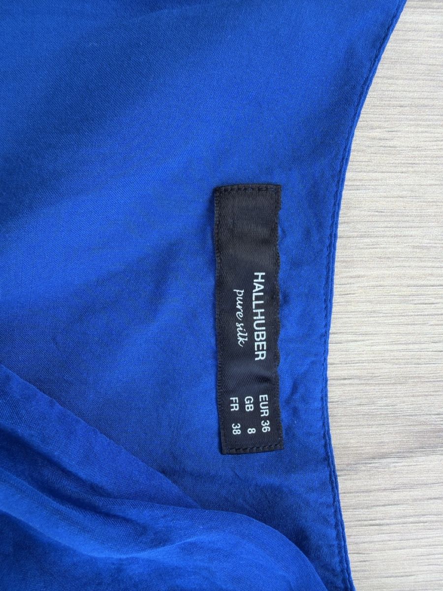 Hallhuber Blusen: Hallhuber Bluse silk 36 blau – Neu (gemäss Beschreibung) aus Däniken SO von NBdesign 2