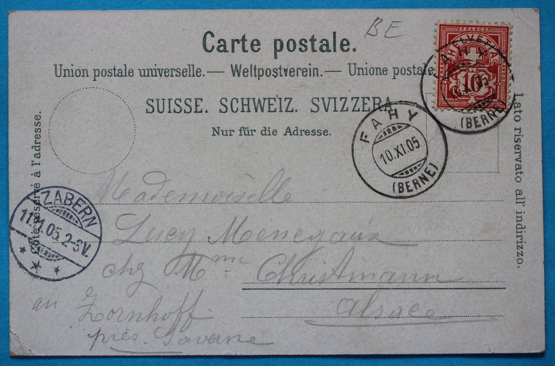 Cartoline postali: FAHY LITHO AK – Usato da Lotzwil venduto da pirolh 1