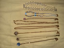 Schmuck Set Halsketten 8 Stk.