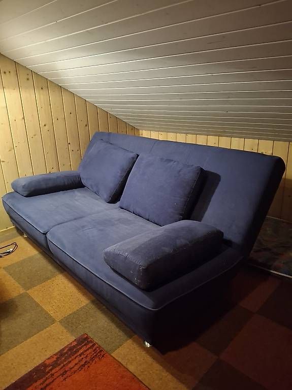 Sofas: Blaues Bettsofa  – Gebraucht aus Niederwangen BE von bff_mbb2