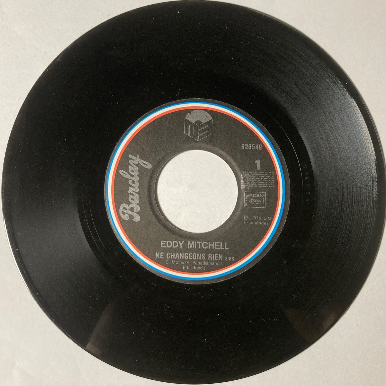 Dischi in vinile: EDDY MITCHELL - NE CHANGEONS RIEN – Usato da Poliez-Pittet venduto da Newtown-Records 2