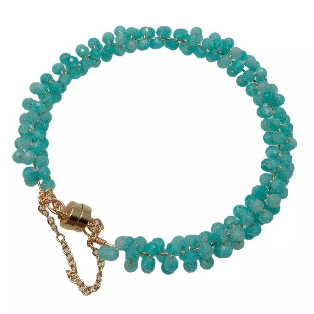 Armbänder & -reifen: Wunderschön Amazonit Armband Perle 19 cm Bracelet Amazonite – Neu (gemäss Beschreibung) aus Prilly von ilyria73 4