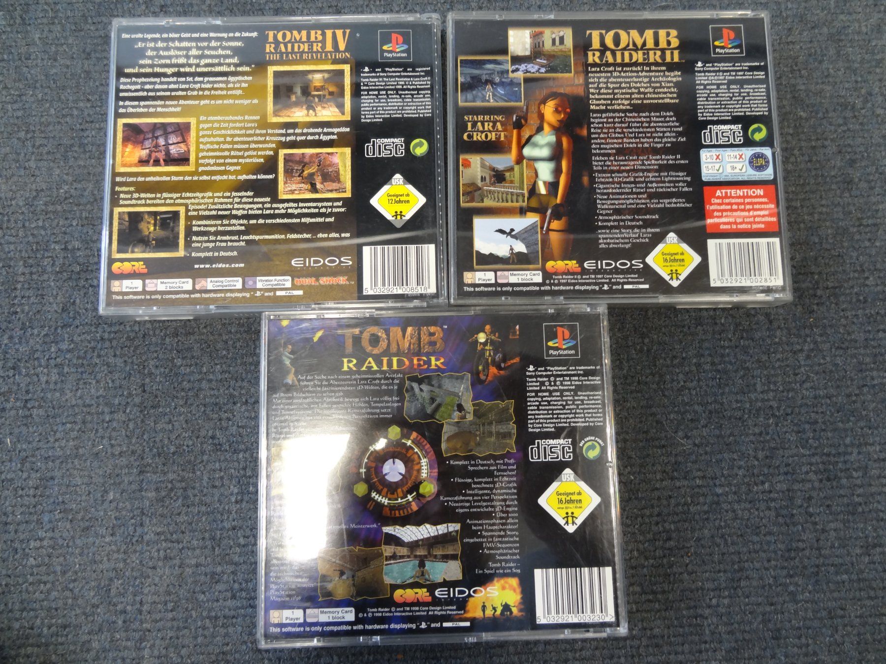 Spiele: Tom Raider 3Spiele - Ps1 – Gebraucht aus luzern von musicandart 2