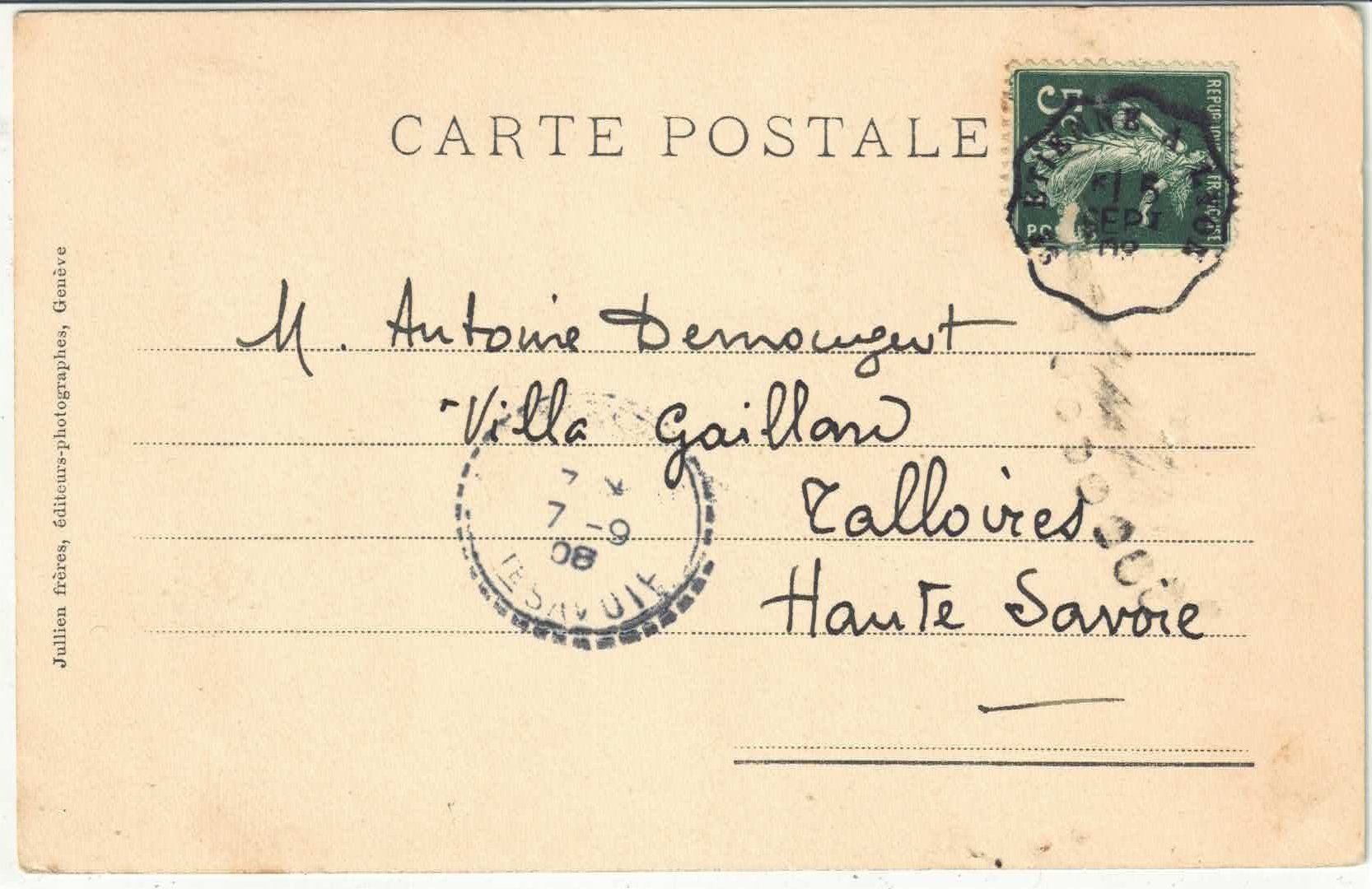 Cartoline postali: Costume de Finshauts – Usato da Ettingen venduto da Kartenplanet 1