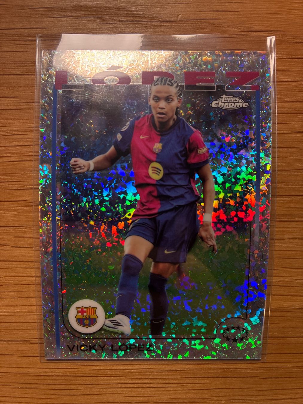 Topps Carte collezionabili: Topps Chrome Vicky Lopez Barcelona Mini Diamond – Usato da Wangenried venduto da Garagara