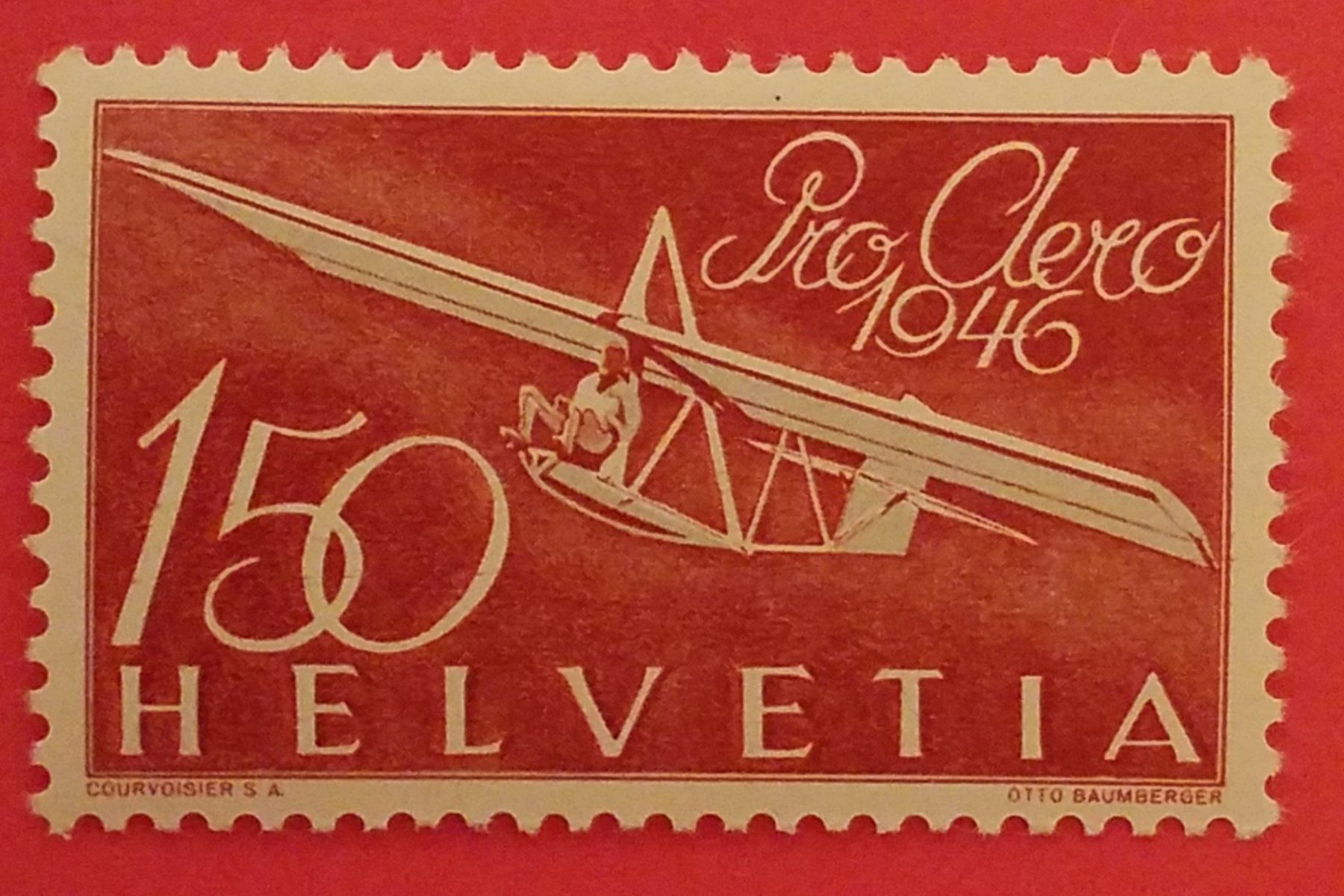 Alle Briefmarken: F41, Flugpostmarke, Pro Aero 1946 postfrisch Kt. 50.- – Neu (gemäss Beschreibung) aus Baden von Eggi