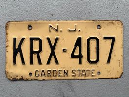 🇺🇸🇺🇸 USA Nummernschild New Jersey 🇺🇸🇺🇸