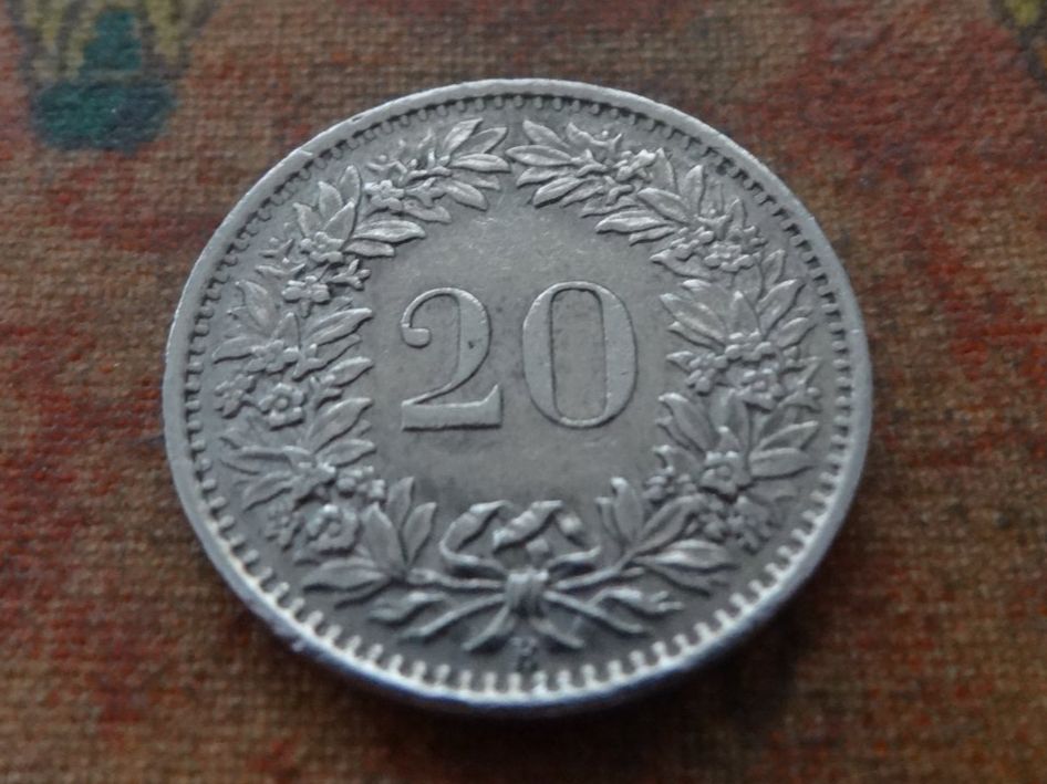 Tutti le monete: 20 Rp. 1969  (A) – Usato da Romanel-sur-Lausanne venduto da Swift13 1