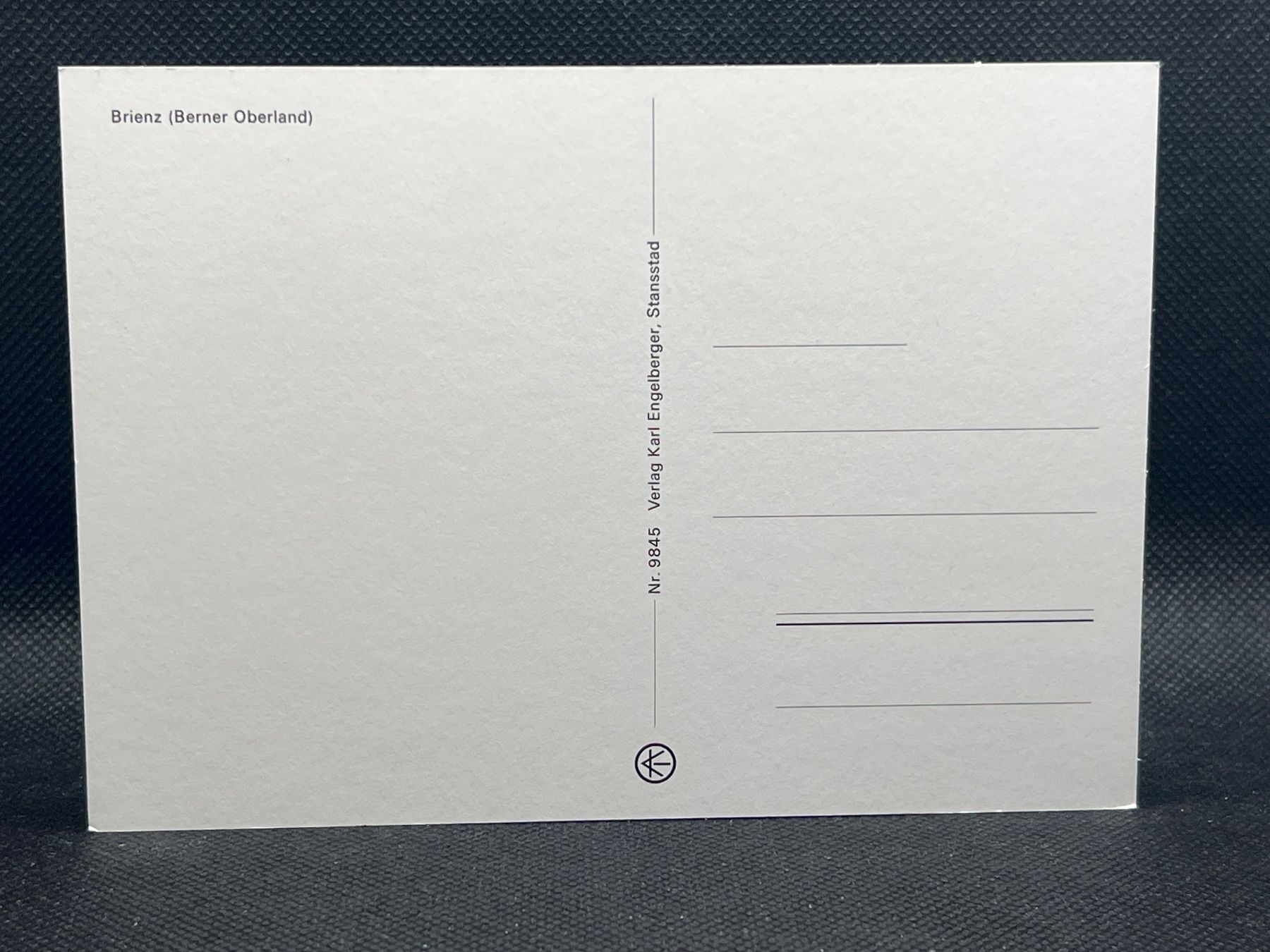 Cartoline postali: Brienz (Berner Oberland) – Usato da Widnau venduto da Brusi9 1