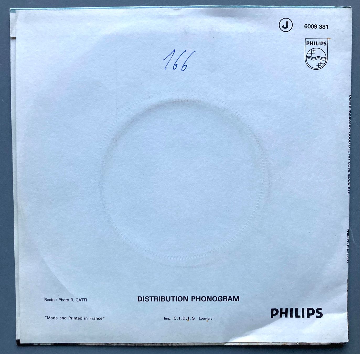 Dischi in vinile: DEMIS ROUSSOS - GOOD BYE MY LOVE GOOD BYE – Usato da Poliez-Pittet venduto da Newtown-Records 1