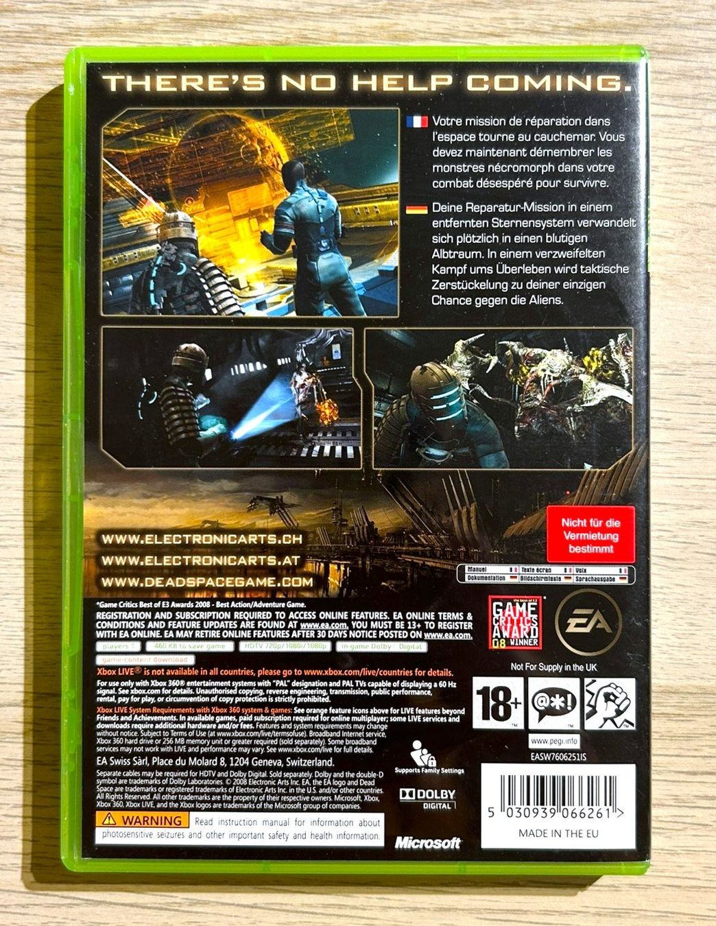 Microsoft Giochi: Dead Space Xbox 360 – Usato da St. Gallen venduto da Alpine.Arcade 1