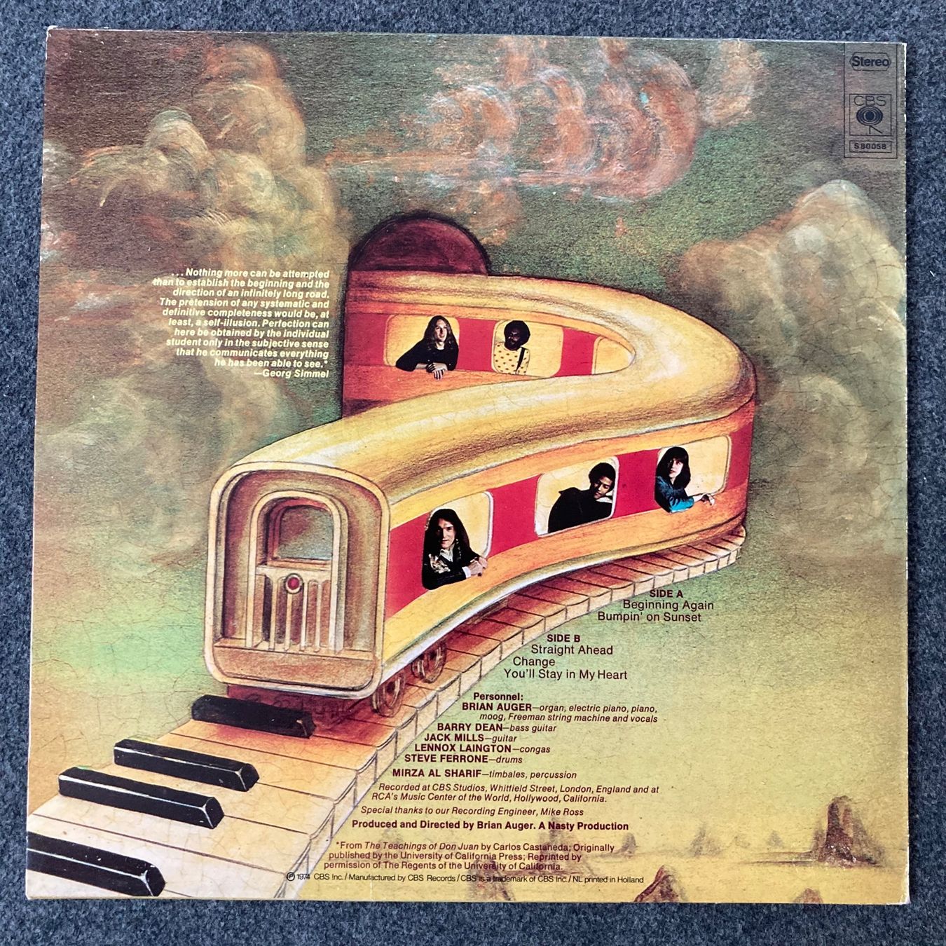Dischi in vinile: Brian Auger's Oblivion Express - Straight Ahead - LP – Usato da dachsen venduto da oheio 1