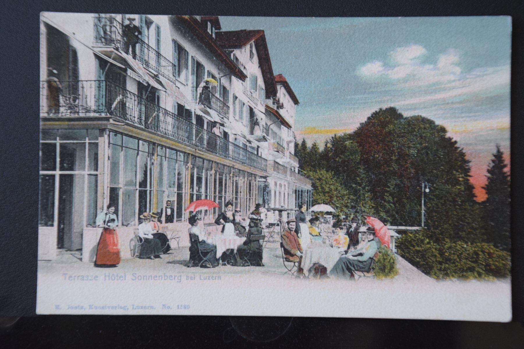 Cartoline postali: AK Luzern, Kriens Hotel Sonnenberg – Usato da Luzern venduto da CH2018