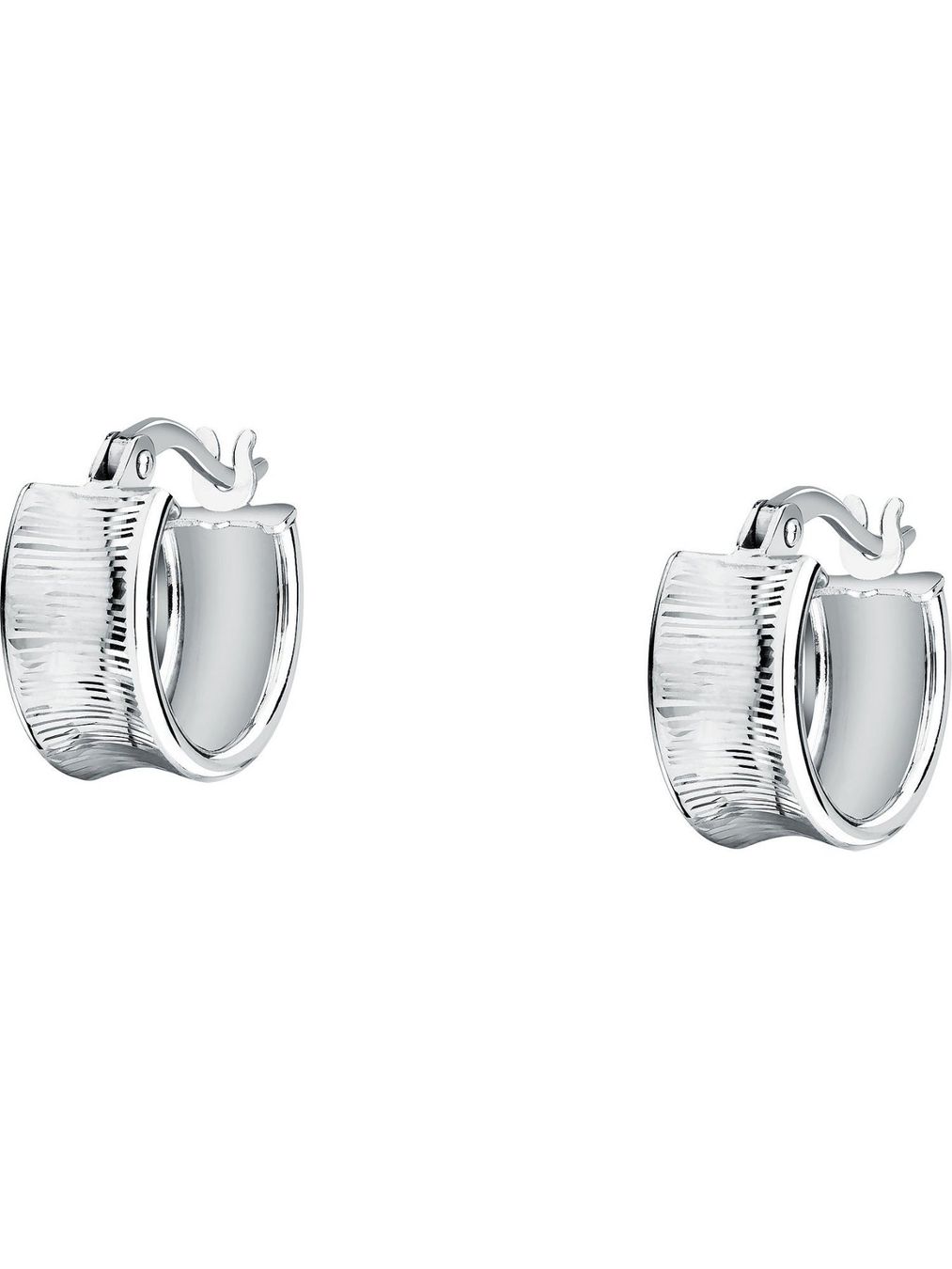 Orecchini pendenti & Orecchini a lobo: Creolen 375er Weißgold – Nuovo e nell'imballaggio originale da Hemmental venduto da 18kGold 2