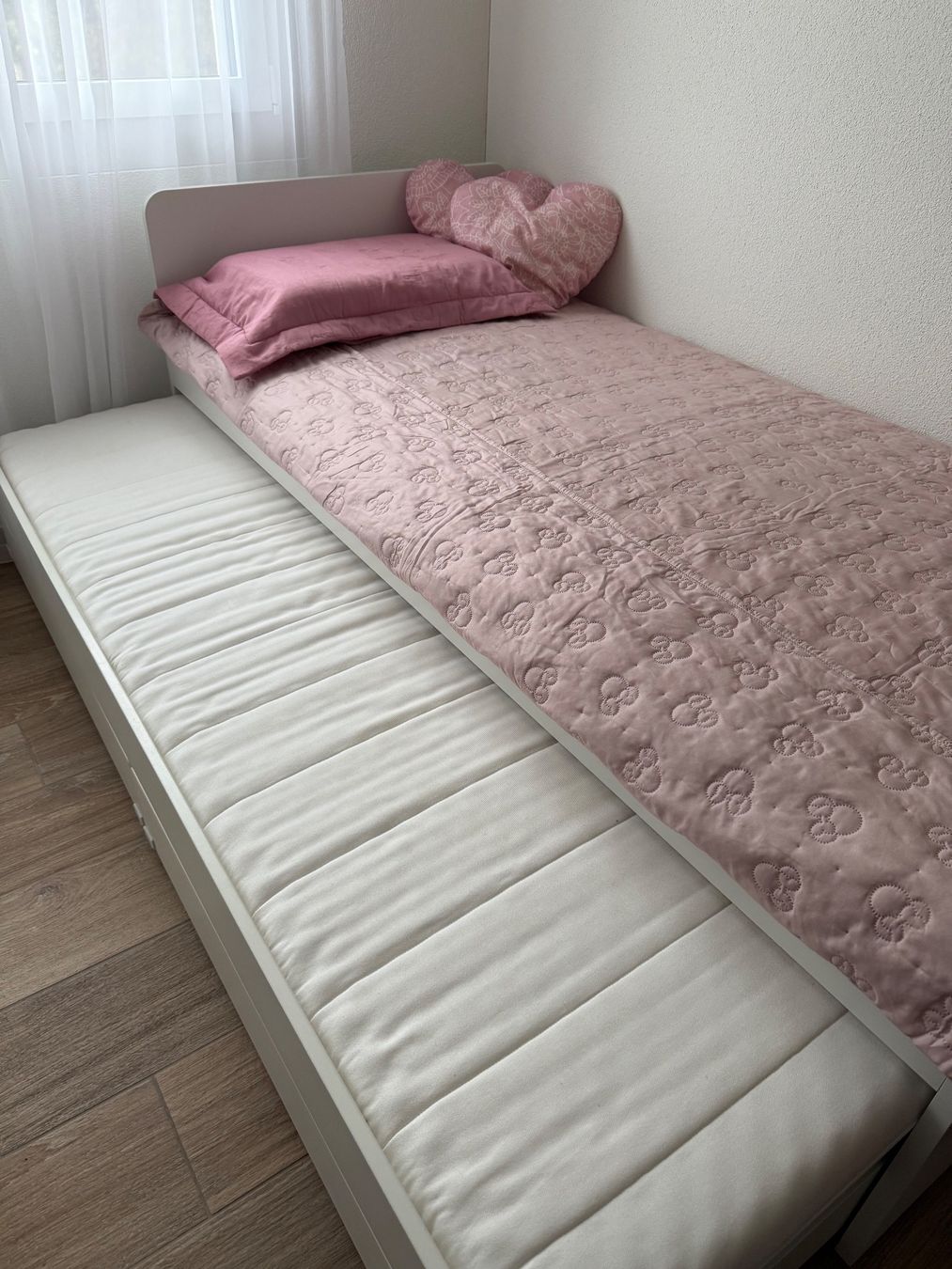 Ikea Letti: Bett mit Unterbett und Schubladen – Usato da Eglisau venduto da Ujunior 2