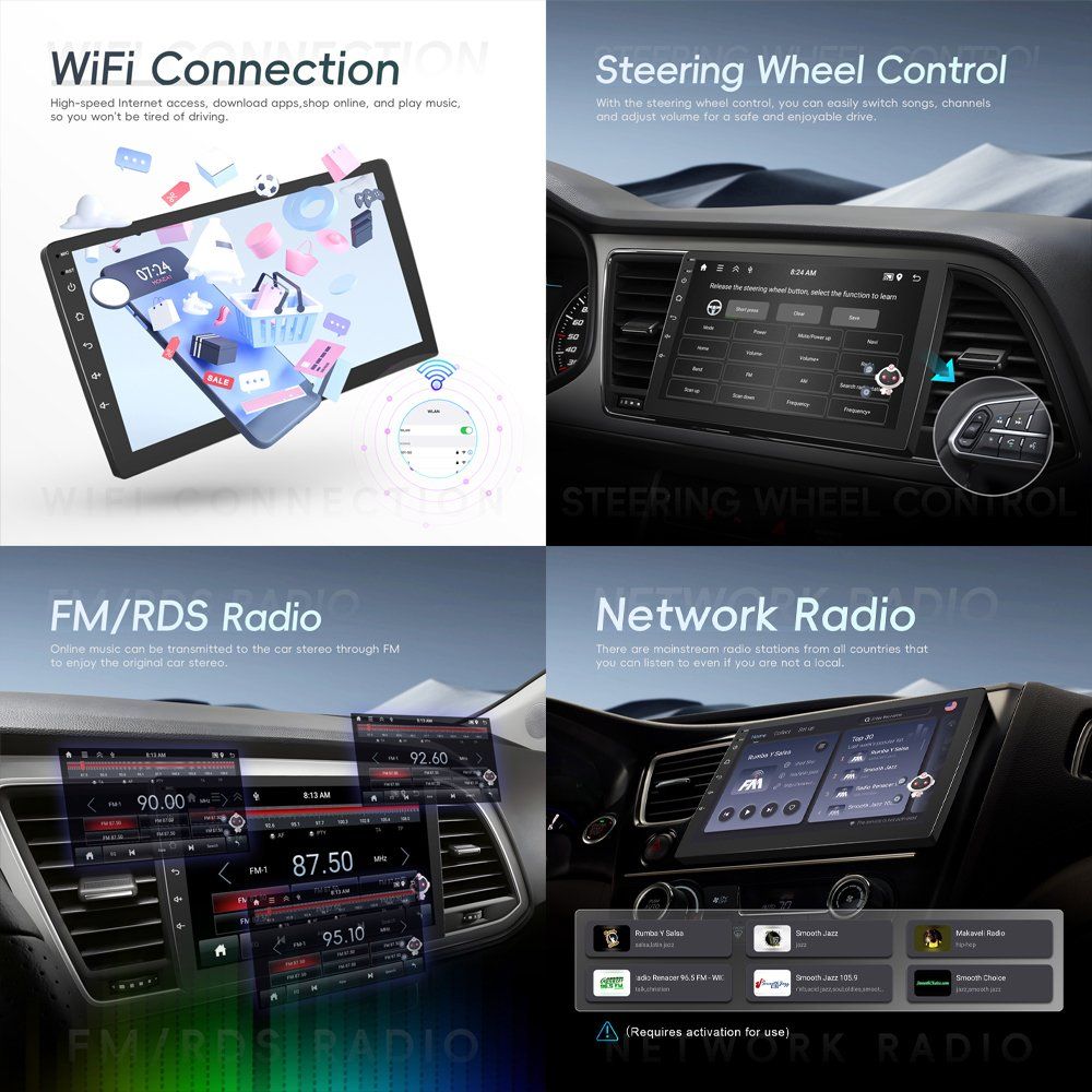 Navigatori: Autoradio Seat Leon 3 Carplay Android Navi RDS GPS – Nuovo e nell'imballaggio originale da Chiasso venduto da online.shop 6