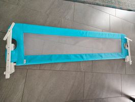 vidaXL Kleinkind-Bettschutzgitter Blau 120x42 cm
