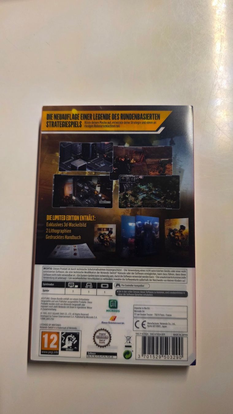 Giochi: Front Mission 1st Limited Edition Switch gebraucht – Usato da Romanshorn venduto da johnson253 1