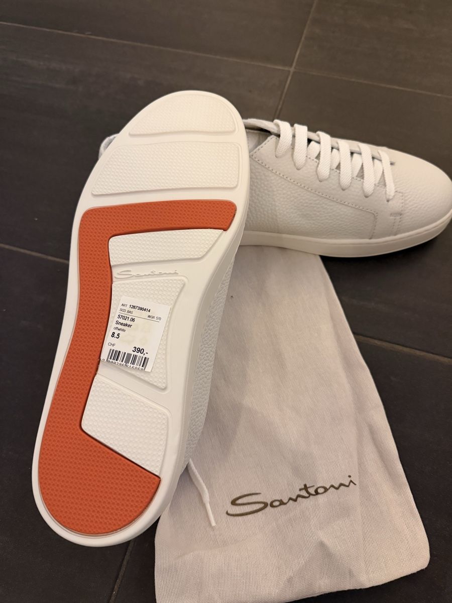 Santoni Chaussures hommes: Santoni Sneaker Leder – Neuf avec emballage d'origine à Oberwil b. Zug par eli_q5dp 1
