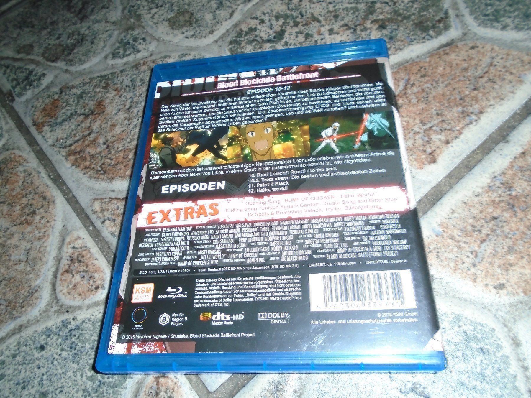 Tutti i DVDs: Blood Blockade Battlefront 3 BLU-RAY – Usato da Olten venduto da Disc-Ausverkauf 2