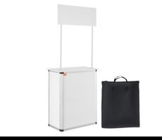 Tragbare Messetheke Messetresen, 785 x 380 x 1815 mm
