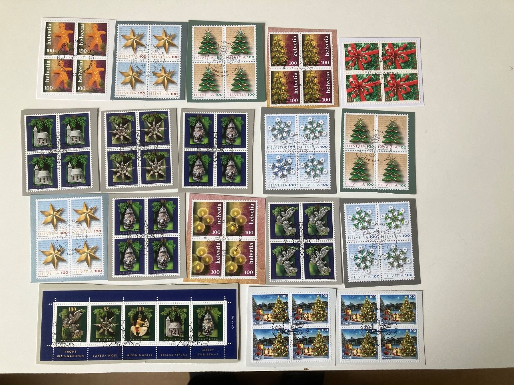 Tutti i francobolli: diverse Weihnachtsmarken ab Fr. 1.00 – Usato da Baar venduto da Ramona10