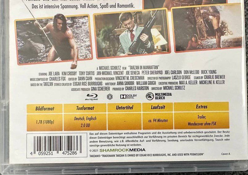 Tutti i DVDs: Tarzan in Manhattan - Blu-ray Disc – Usato da Beringen venduto da Mantafisch1 2