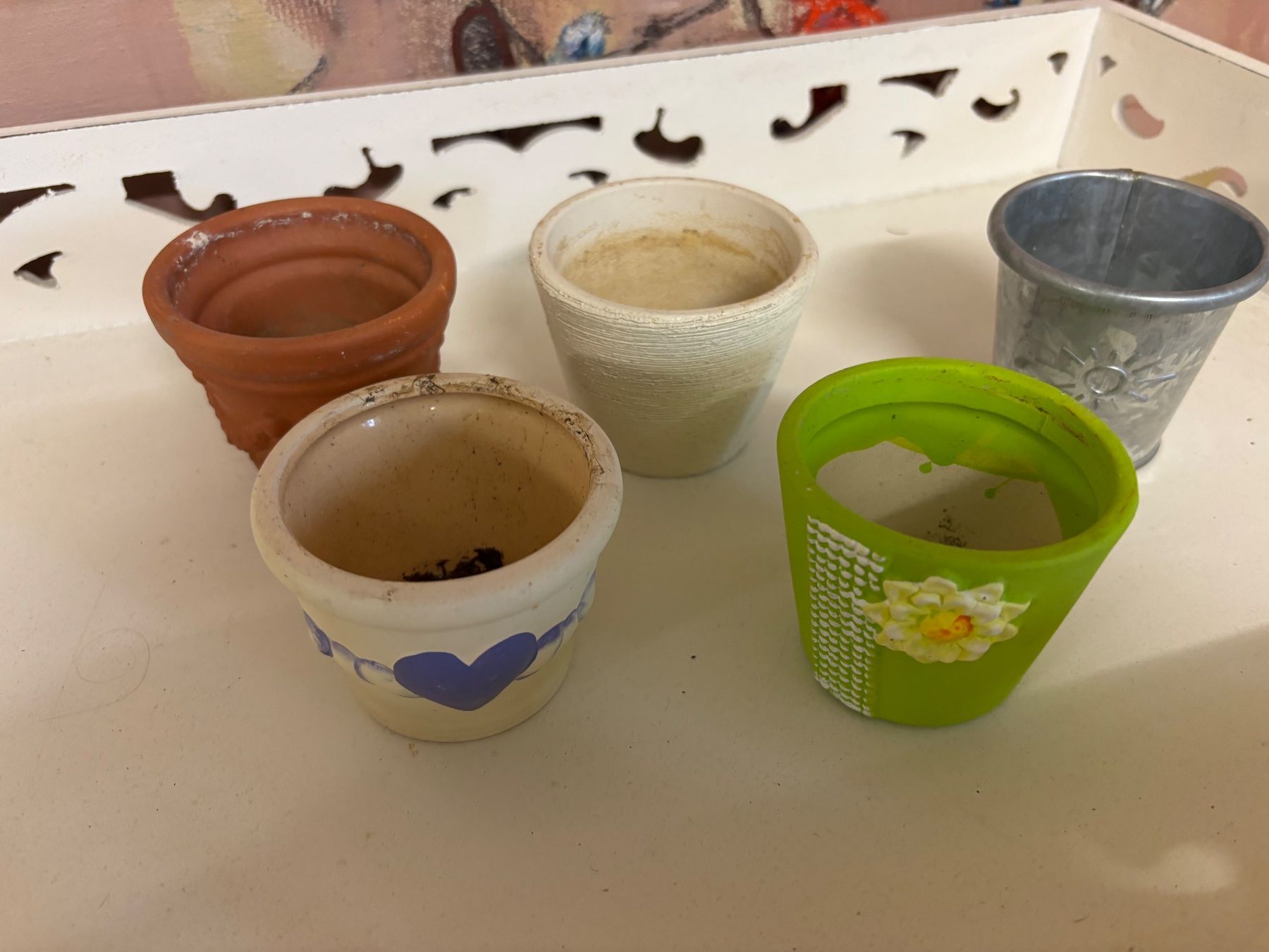 Blumentöpfe: 5 kleine Cachepots – Gebraucht aus Balsthal von Uroby 1