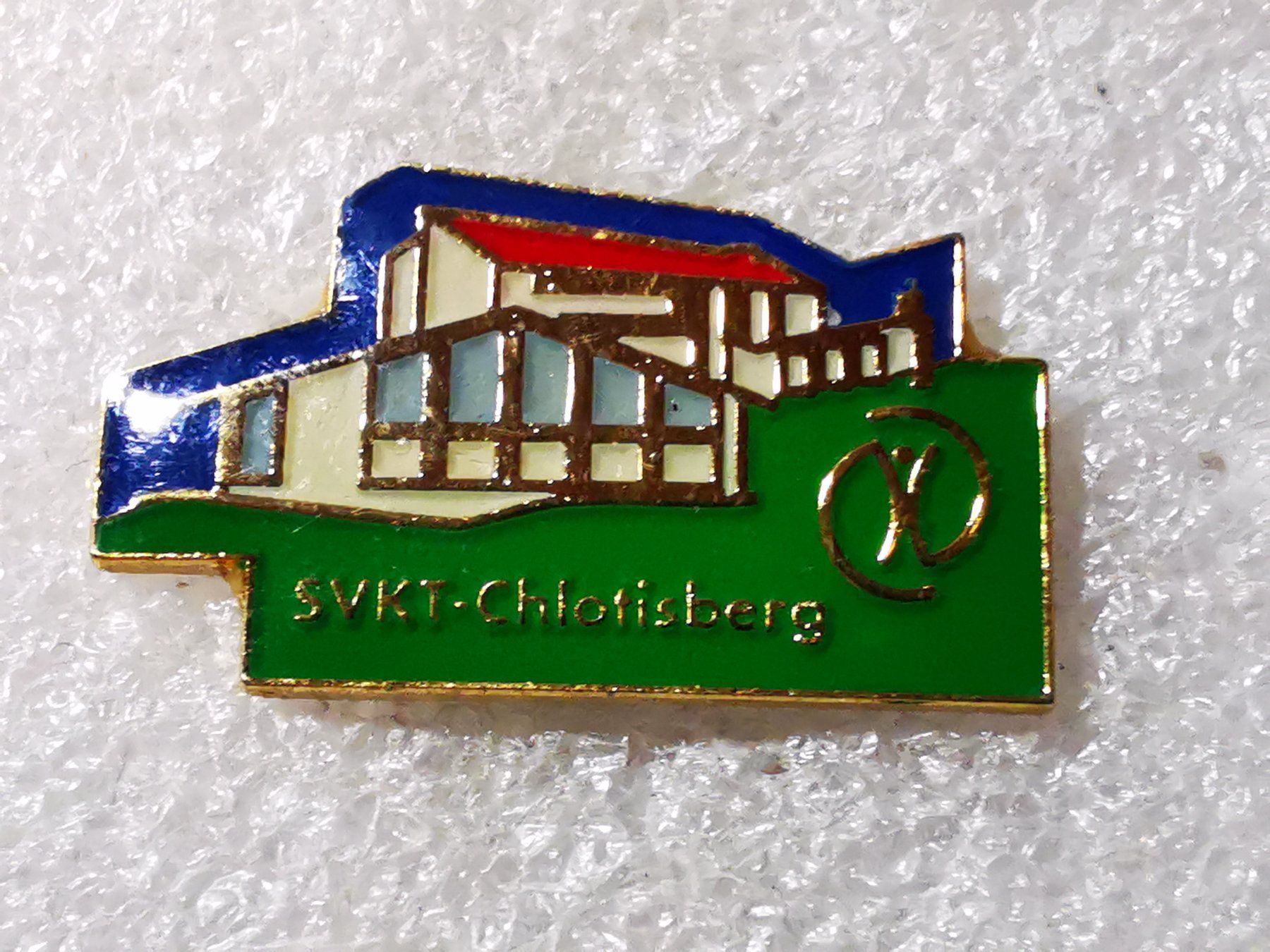 Placchette & Badge: Ansteckpin 48: SVKT Chlotisberg – Usato da Oppligen venduto da Pin-Fall-Shop
