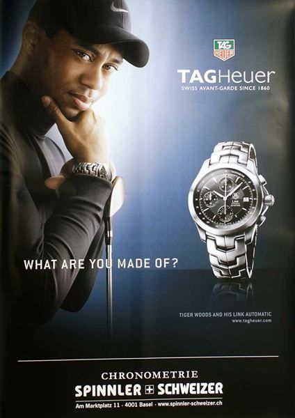 Foto & Immagini: Tag Heuer (Tiger Woods) – Nuovo (secondo la descrizione) da Bern venduto da Vintage-Art-Poster