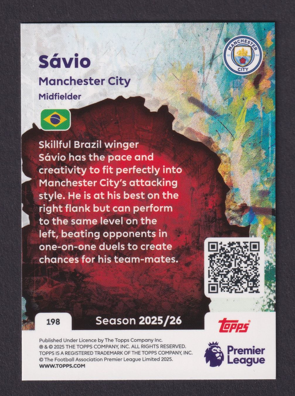 Topps Sammelbilder & Trading cards: Topps: Savio - Tekkers - 198 - EN - NM – Neu (gemäss Beschreibung) aus Stans von PokeStore_MY 1