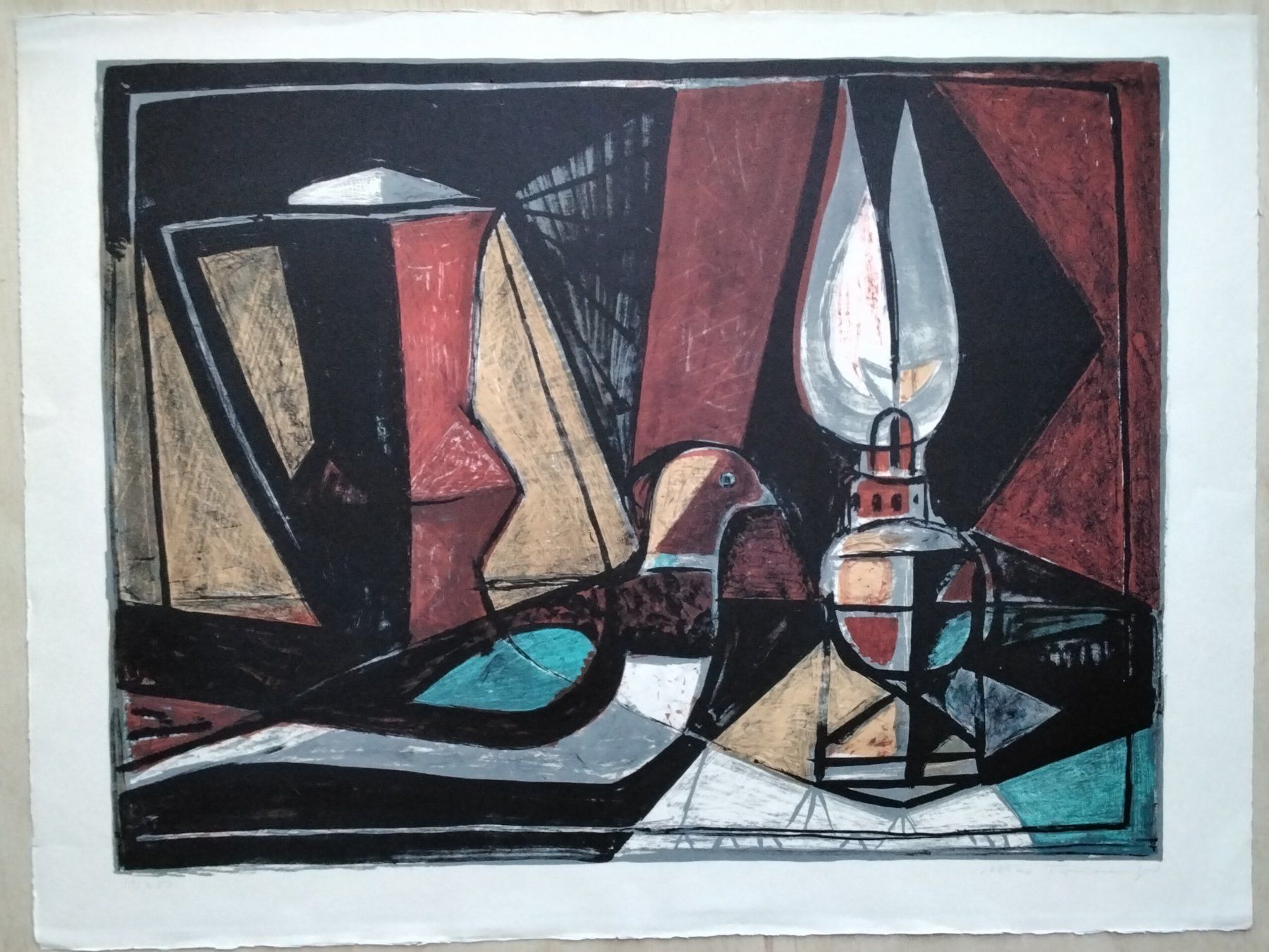 Grafica & Litografie: Max Truninger Grosse Lithographie num. und signiert – Usato da Cavigliano venduto da zamamasa 2