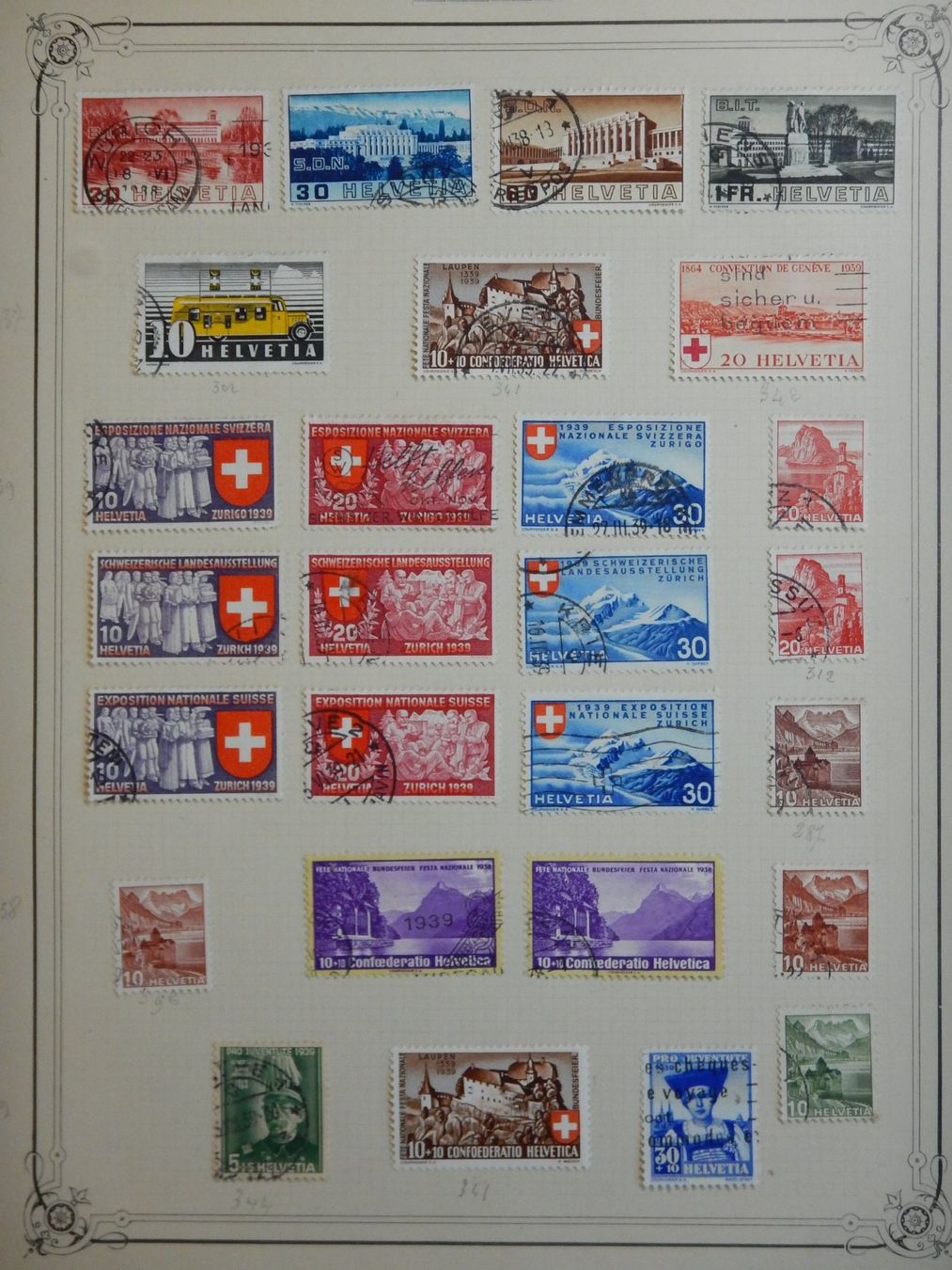Tutti i francobolli: Schweiz Sammlung ab Klassik – Usato da Zürich venduto da Muehlekauf 9