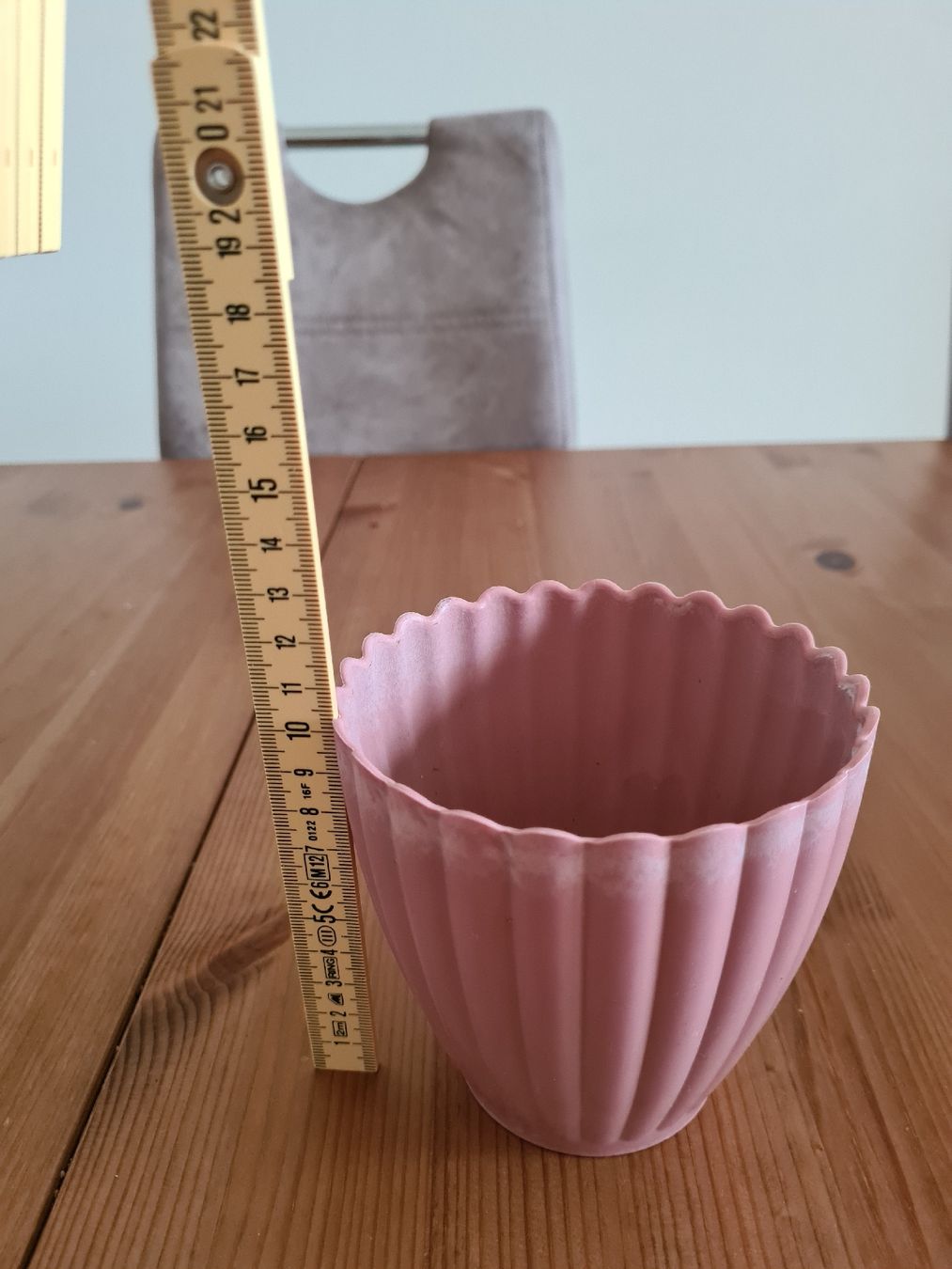 Vasi per fiori: Rosa Blumentopf Rillendesign – Usato da Horw venduto da Mirii91 4