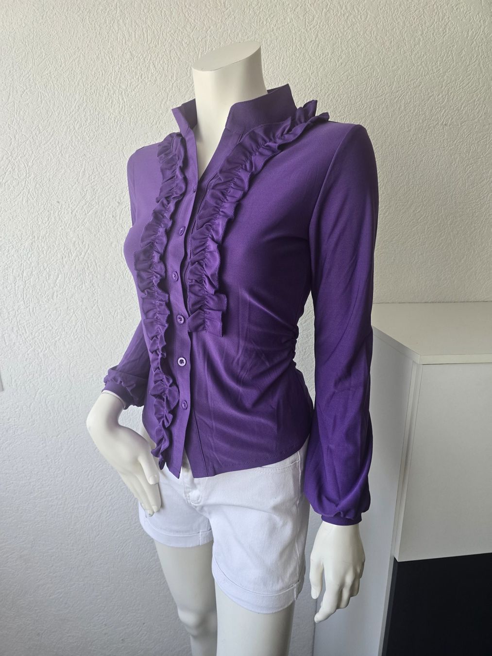 Camicette: Blouse Purple neuve T-s – Nuovo e nell'imballaggio originale da Les Verrières venduto da kitel79 3