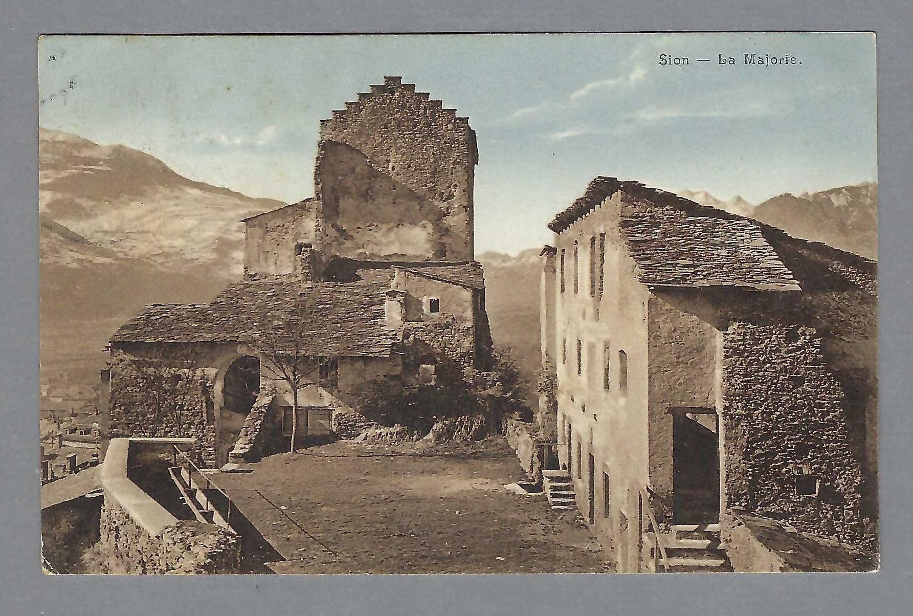Cartoline postali: 1913 SION, LA MAJORIE – Usato da Pura venduto da ulisse1957
