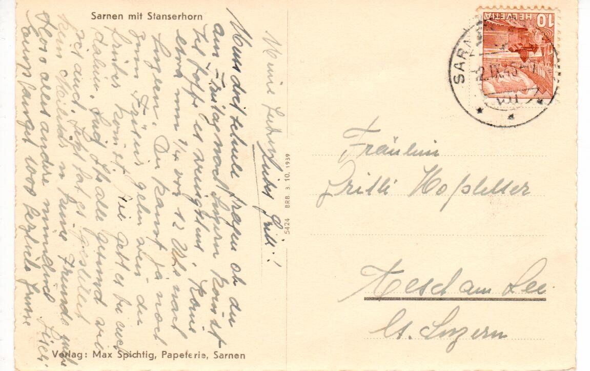 Cartes postales: Sarnen – D'occasion à Wolhusen par Curver9 1
