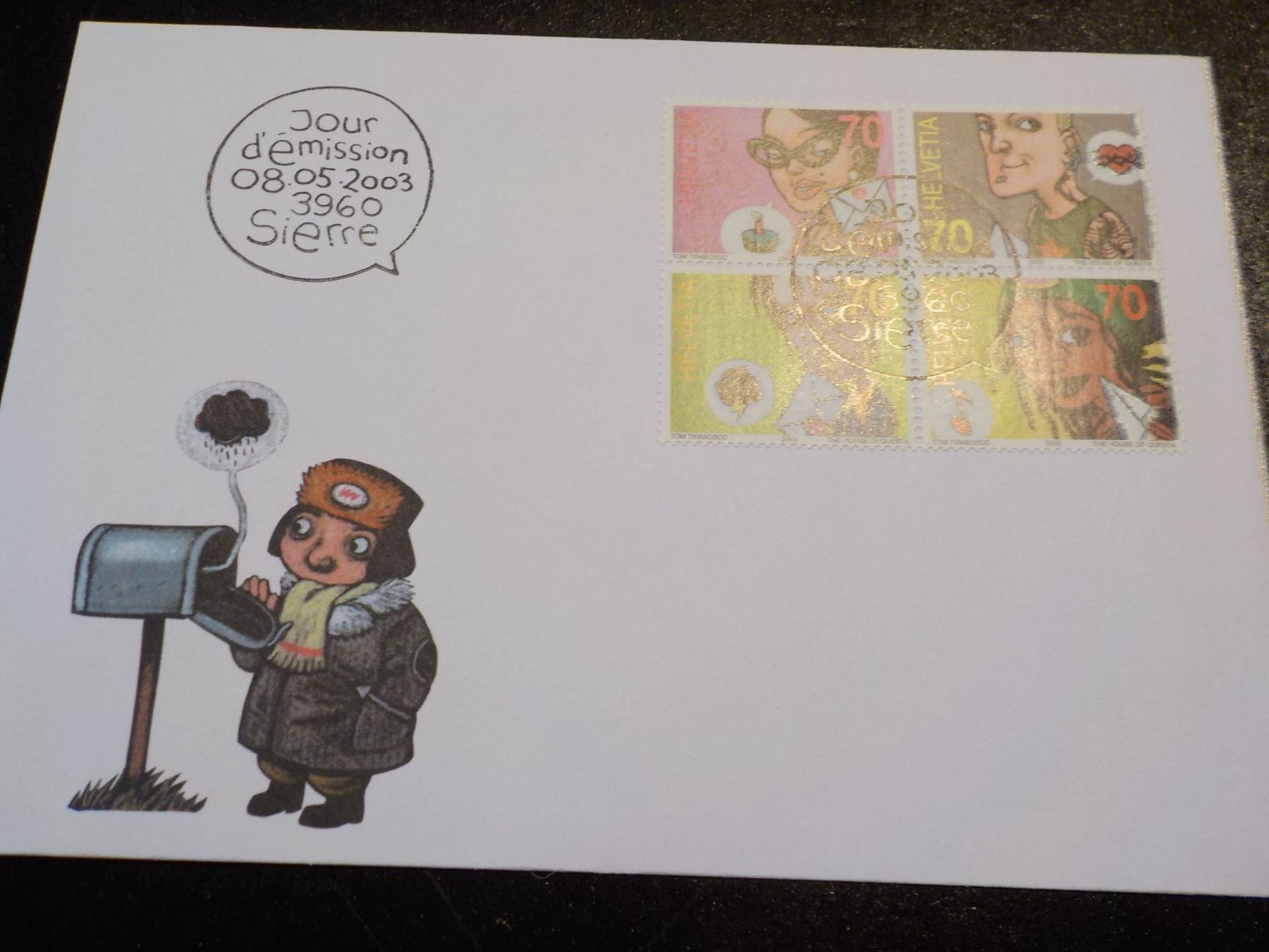 Tutti i francobolli: 2003, FDC, Comics – Nuovo (secondo la descrizione) da Muri b. Bern venduto da Ricardoverkauf