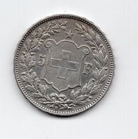 (1334) CH, 5 Franken 1909, vz+