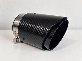 4x Carbon Endrohrblenden 101 mm | 63,5 & 76,2 mm