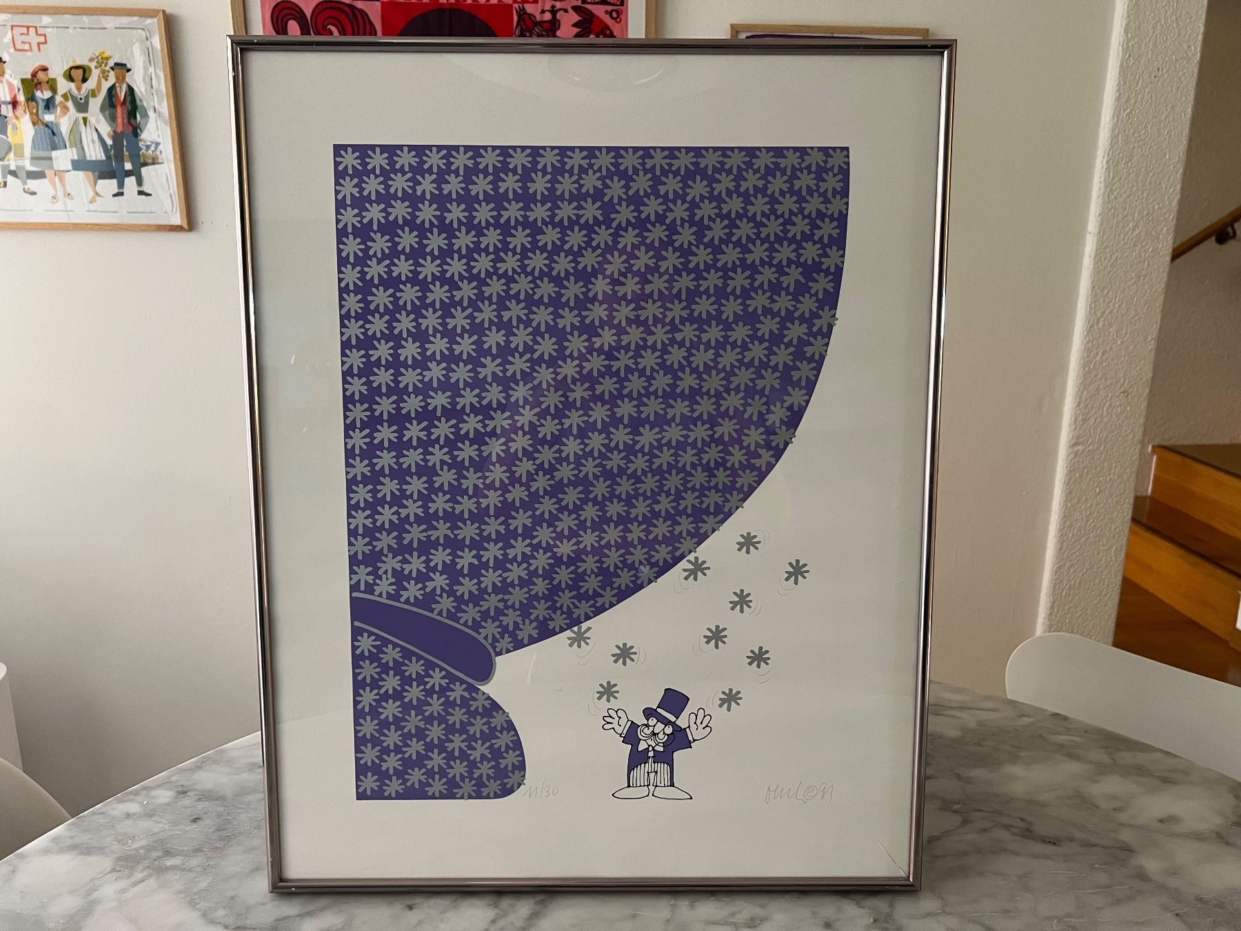 Arts picturaux & lithographies: Originaldruck: Magier und ein Sternenvorhang '91 – D'occasion à Hünenberg See par mississauga 3