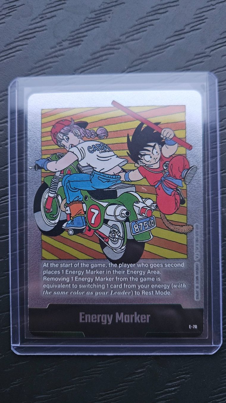 Bandai Carte collezionabili: DB Fusion World Energy Marker E-70 Silver EN – Usato da Stetten AG venduto da Kiosk56 7