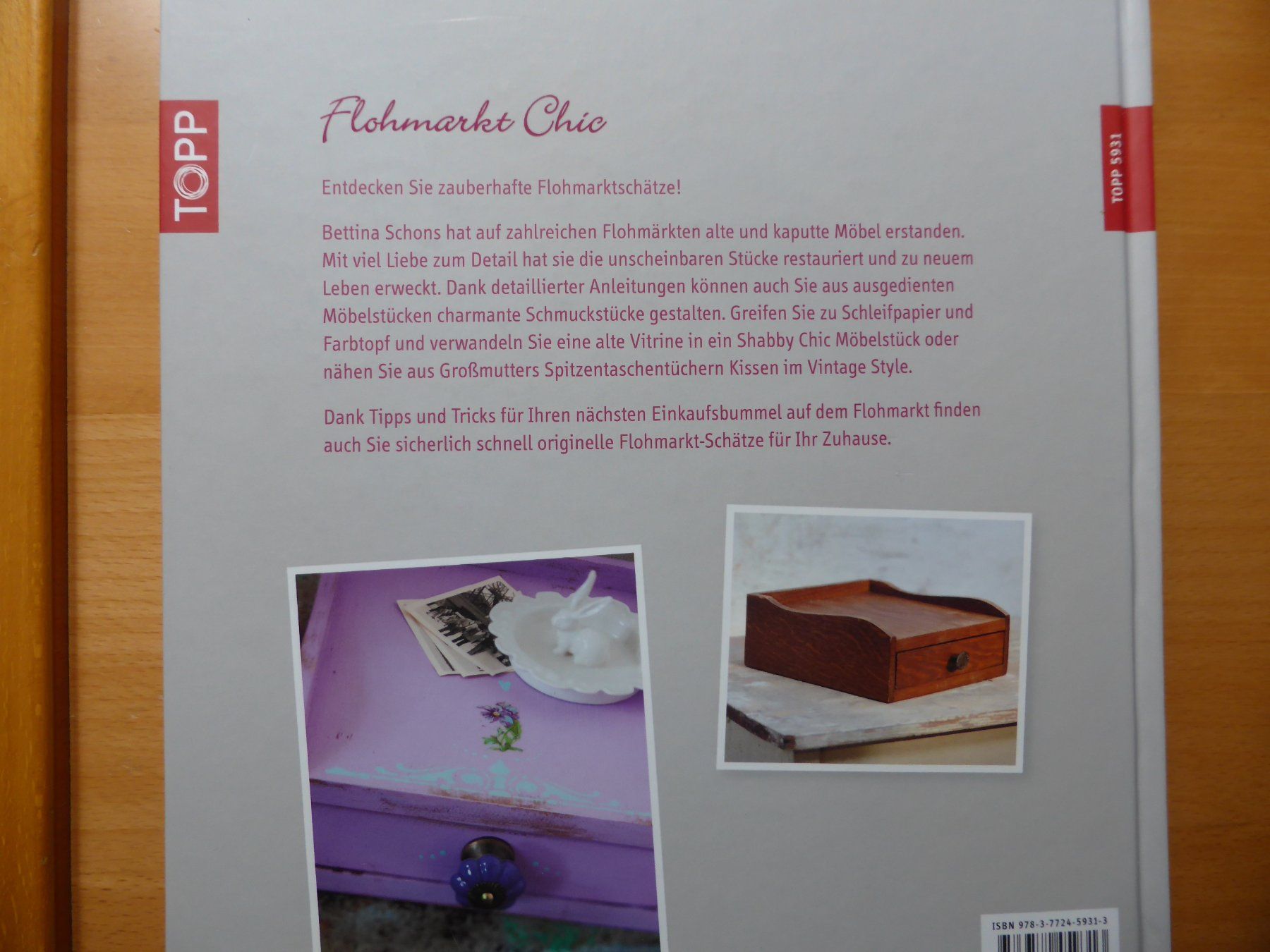 Libri: Shabby chic - Bettina Schons - Flohmarkt chic – Nuovo (secondo la descrizione) da Brunnadern venduto da lesezirkel 1