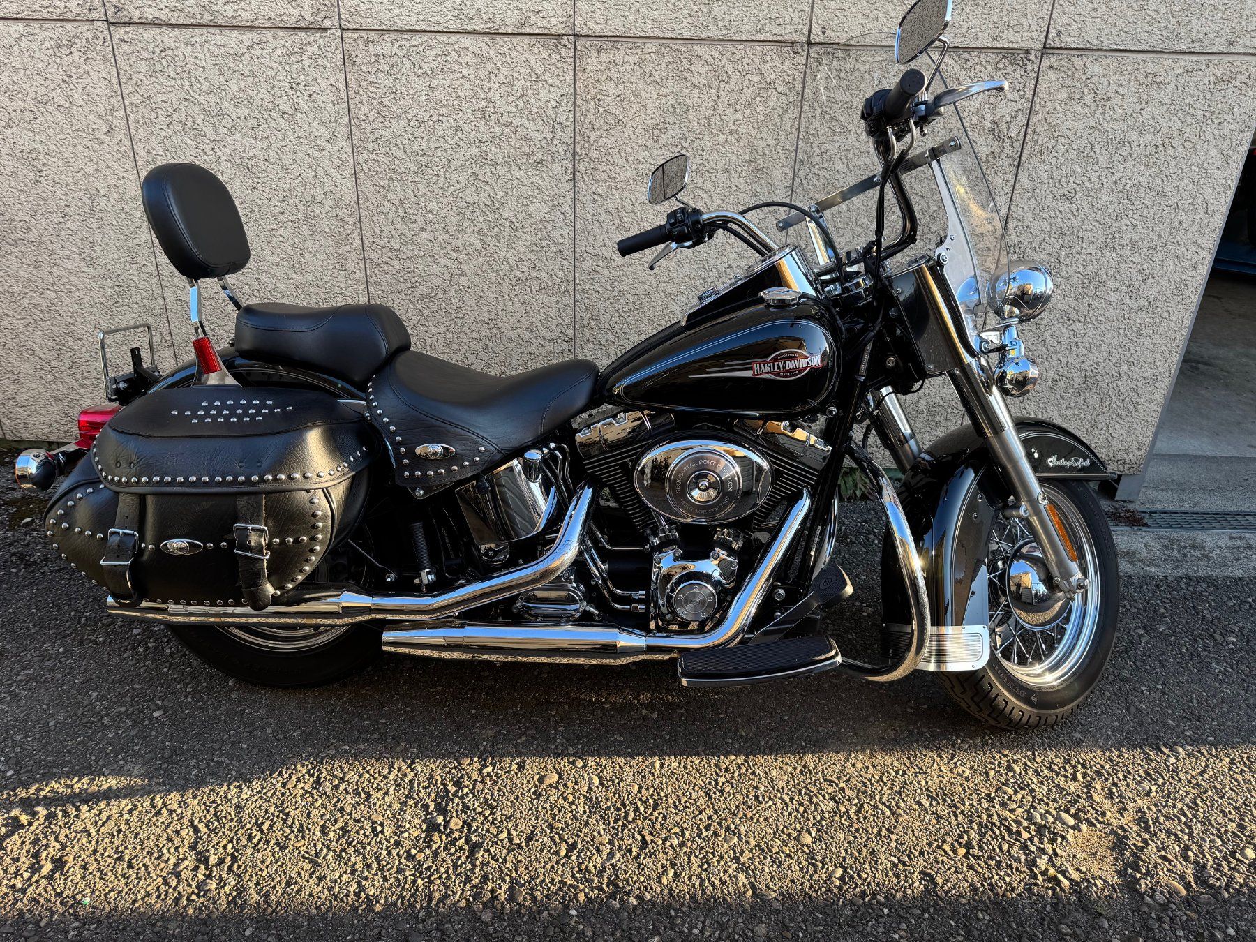 Harley-Davidson Chopper: HARLEY-DAVIDSON FLSTC 1450 Softail Heritage Classic - Custom – Usato da Winterthur venduto da hepebi
