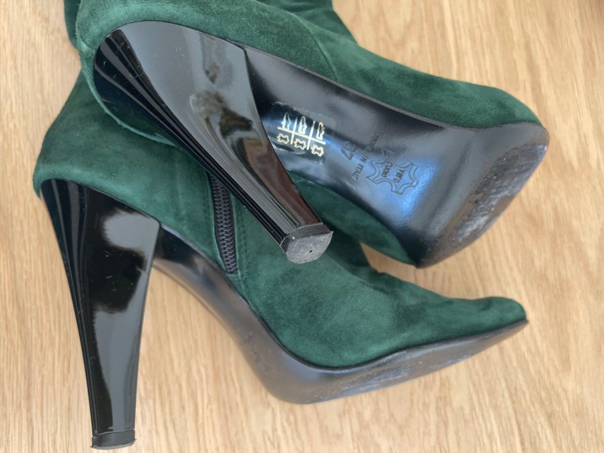 Scarpe da donna: Wildlederstiefel – Usato da Zürich venduto da Walhai13 2