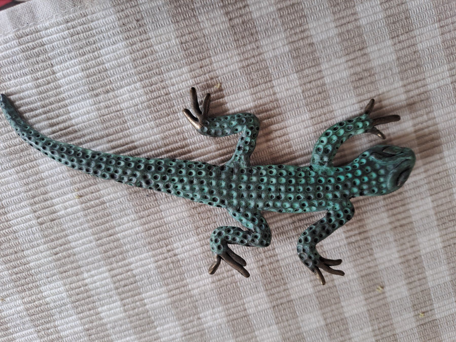 Spille & Fermagli: BROCHE LEZARD BRONZE – Usato da LAUSANNE venduto da KWEW