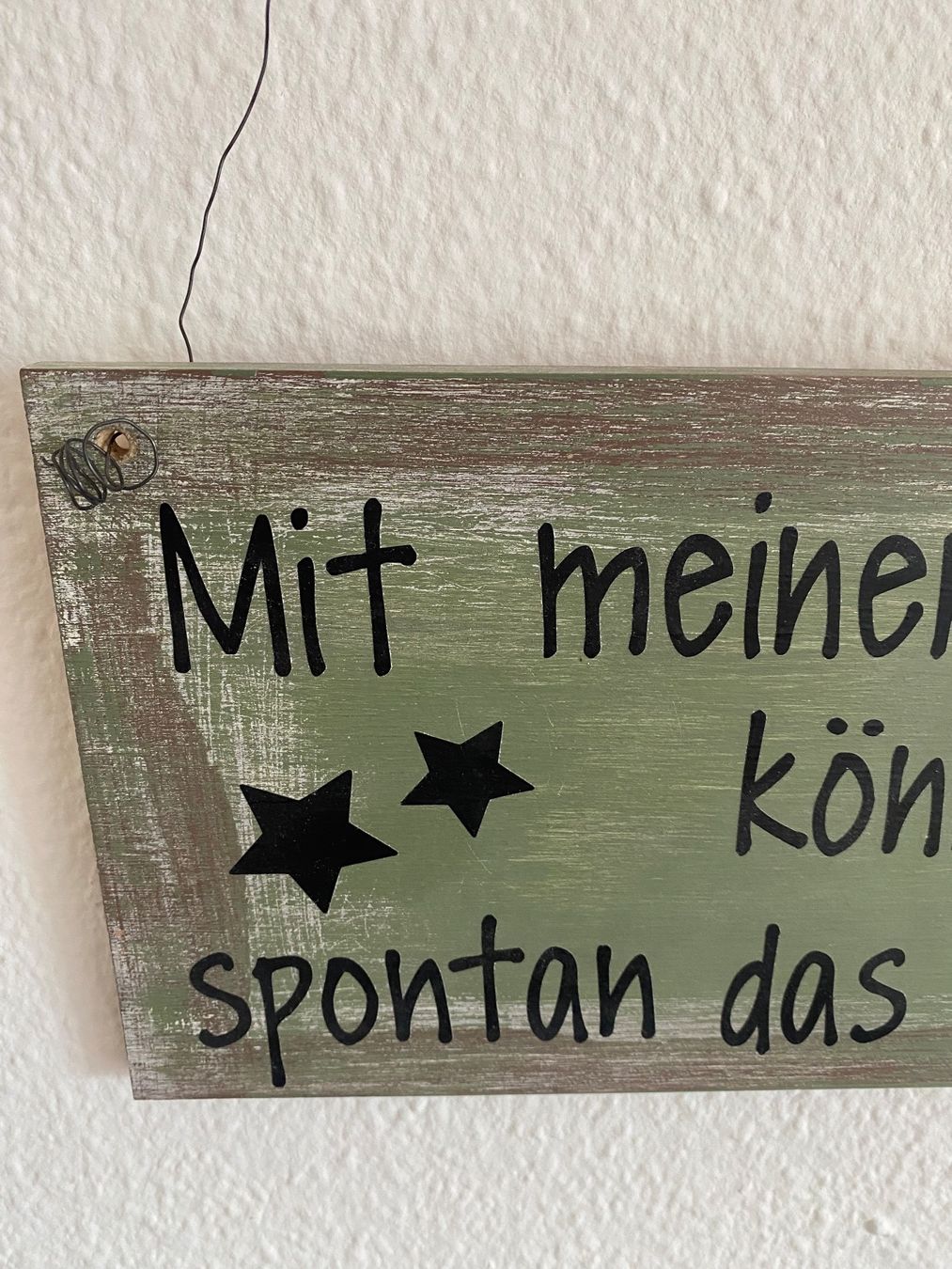 Insegne: Shabby Chic Schild Holz 35x15cm – Usato da Schönenberg ZH venduto da Pfupfli1 1