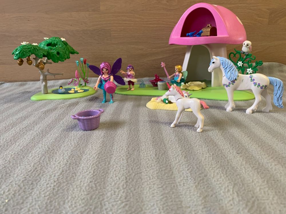 PLAYMOBIL 6055 Feenw?�ldchen mit Einhornpflege (& Anleitung) | Kaufen auf Ricardo