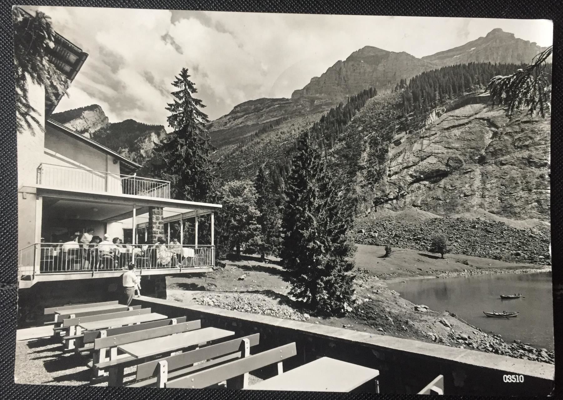 Cartoline postali: NÄFELS GL Obersee - Blick gegen Rautispitz – Usato da Jona venduto da philajona